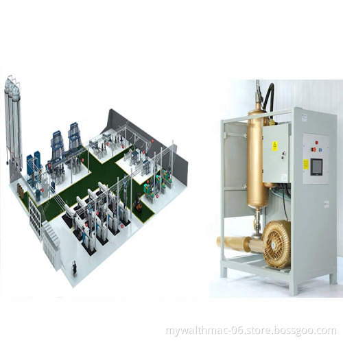 Central Material Conveying and Vacuum Transport Systems in Plastic Industry Blowing Moulding